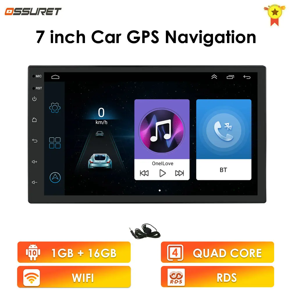 1 Din Android 10 Car Audio Universal 7