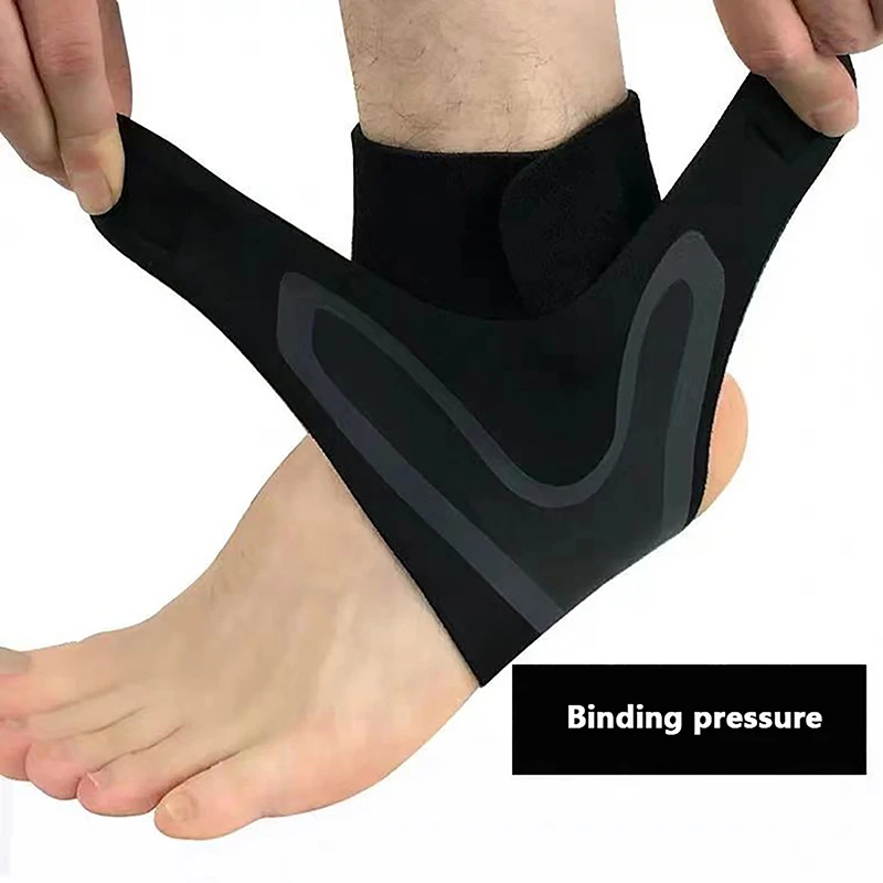 1 PC Спорт глезена стабилизатор скоба компресия глезена подкрепа сухожилие болка облекчение каишка крак навяхване нараняване обвива бягане баскетбол