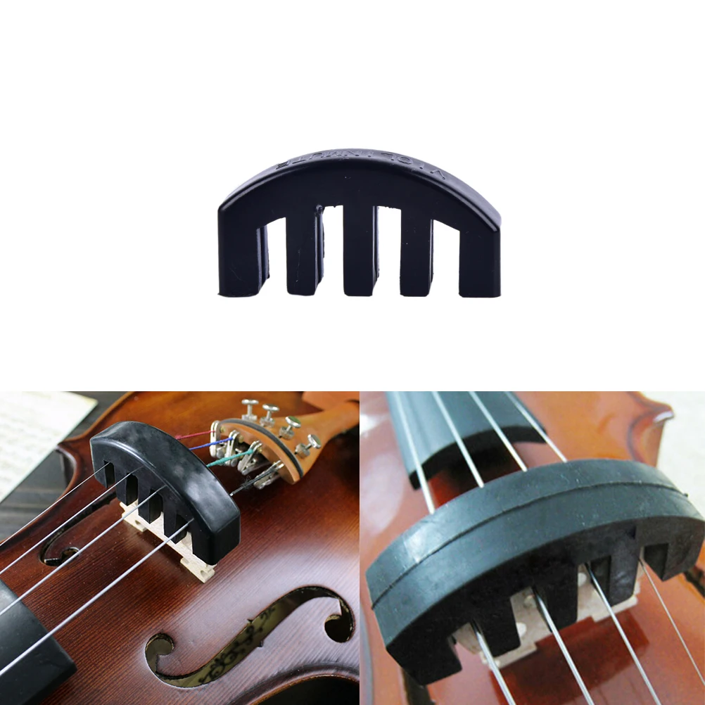 1 Pc цигулка шумозаглушител ням силиконов каучук ауспух за цигулка слаб ауспух редуктор пет нокът аксесоари