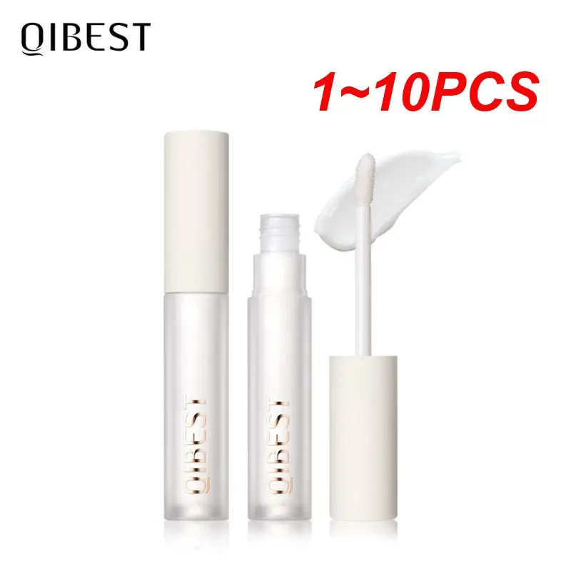 1 ~ 10PCS Qibest Shea Butter Lip Primer Хидратиращ анти-сушене Възстановяващ матов крем за устни Brighten Smooth Nourishing Lip Skin