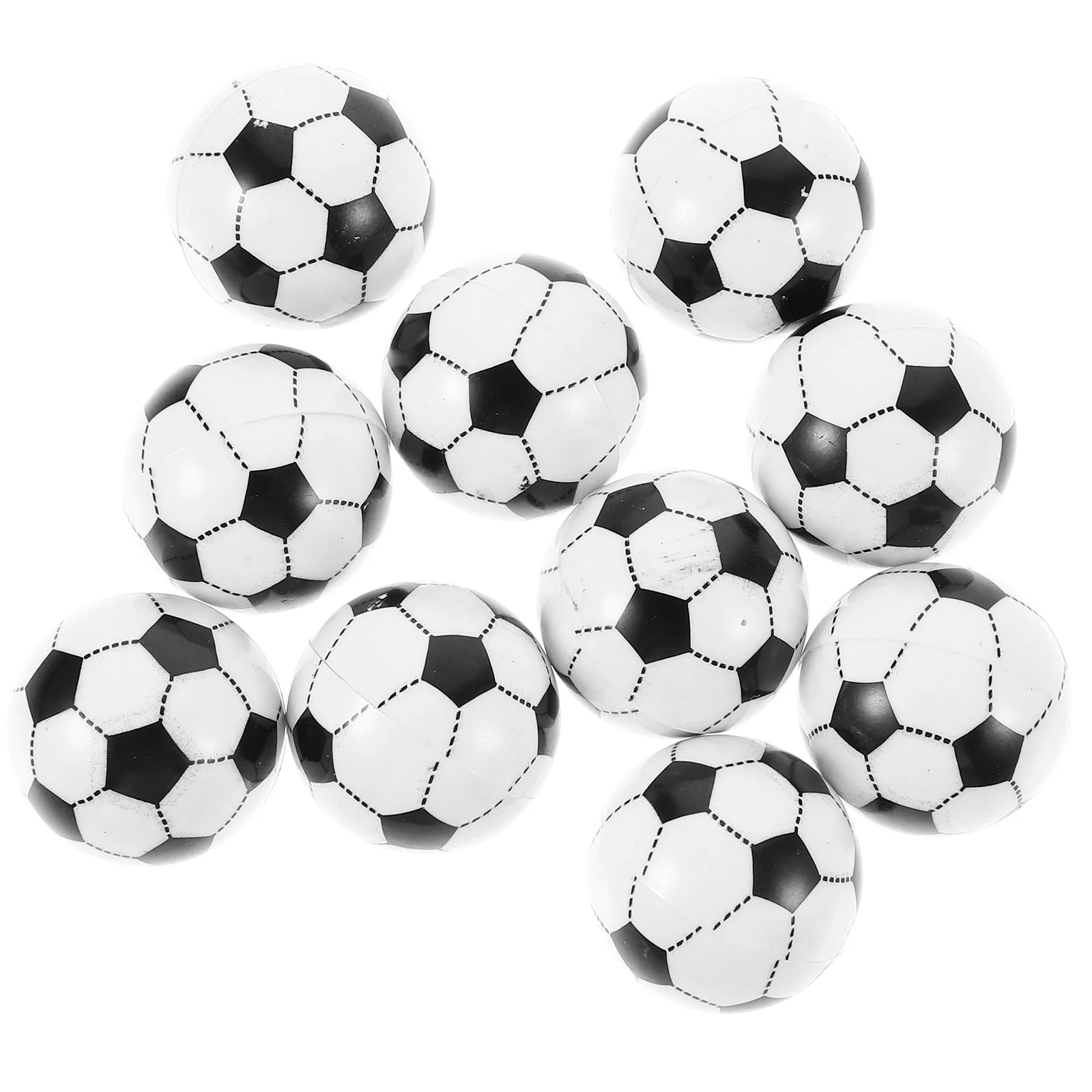 10 бр. Игра топка инжектиране формовани малки футболни настолни футболни топки пластмасови футболни топки за маса