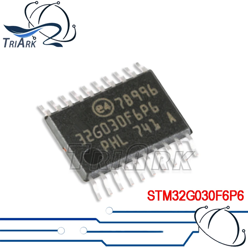 10PCS STM32G031F4P6 STM32G031F6P6 STM32G031F8P6 STM32G030F6P6 STM32G TSSOP-20 микроконтролер чипове 100% нов