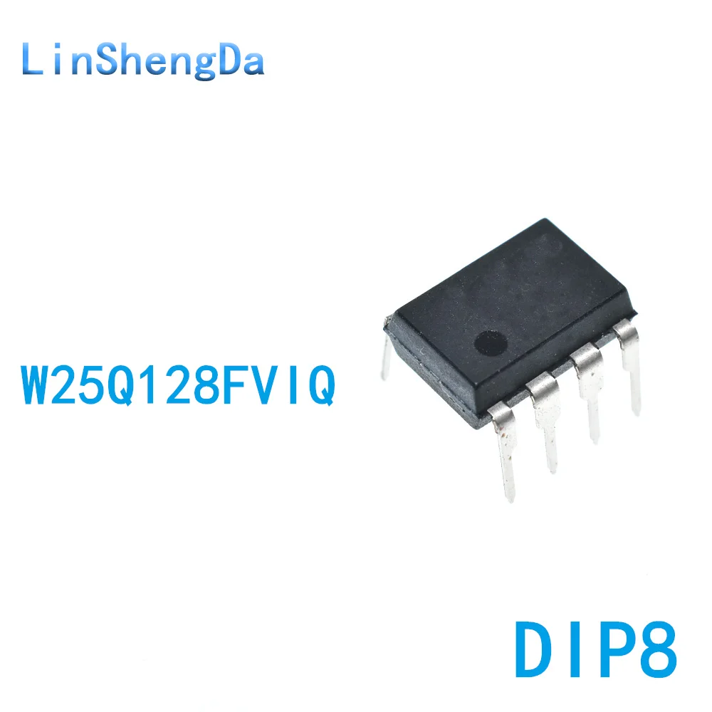 10PCS W25Q128FVIQ 25Q128FVIQ 16M дънна платка BIOS чип директно включен в DIP8 щифт
