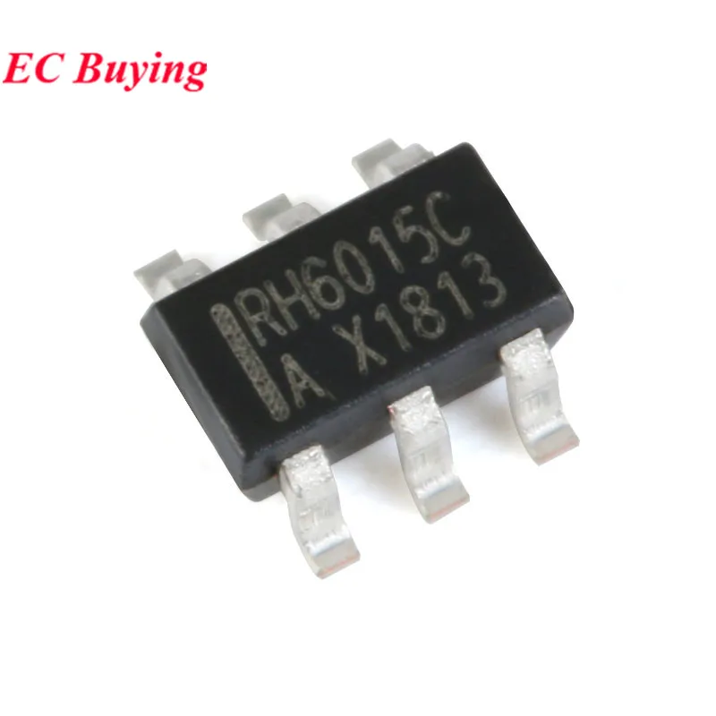 10pcs / лот RH6015C RH6015 6015C 6015 СОТ-23-6 SOT23 Едноканален капацитивен сензорен контролен превключвател IC чип Нов оригинален
