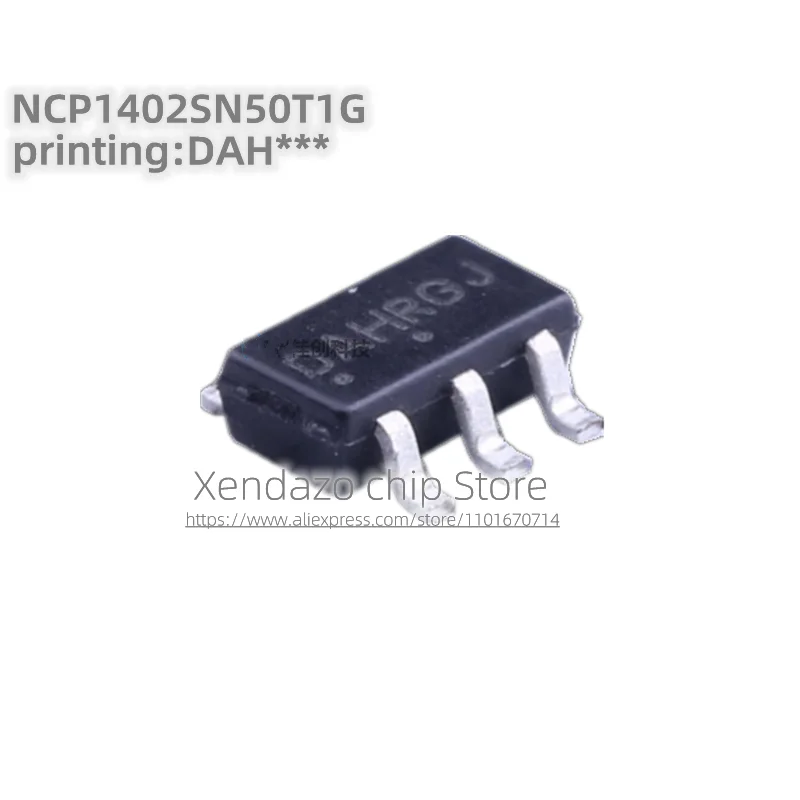  10pcs / партида NCP1402SN50T1G NCP1402SN50T копринен ситопечат DAH *** SOT23-5 пакет 200mA 5.0V LDO регулатор чип