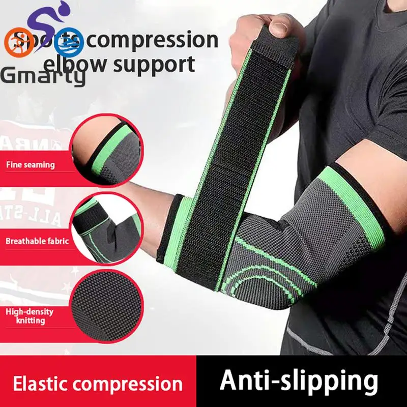 1pc лакът скоба компресия подкрепа еластична превръзка дишаща ръка лакът лента покритие нараняване защитен ръкав подложка намаляване на болката