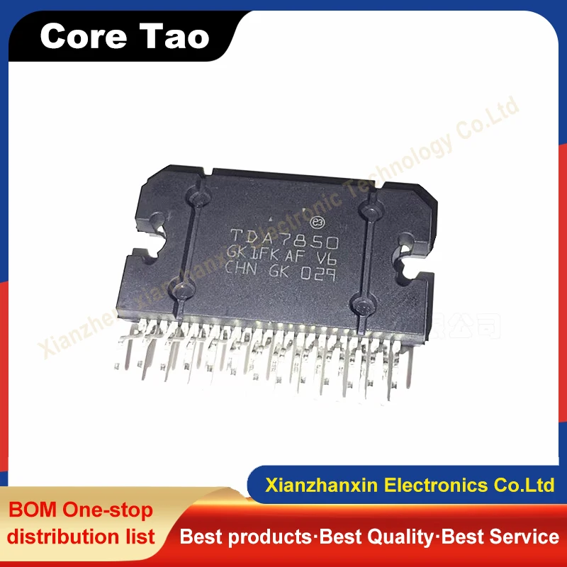 1PCS / LOT TDA7850 ZIP-25 4 * 50W Линеен аудио усилвател чип / усилвател на мощност IC