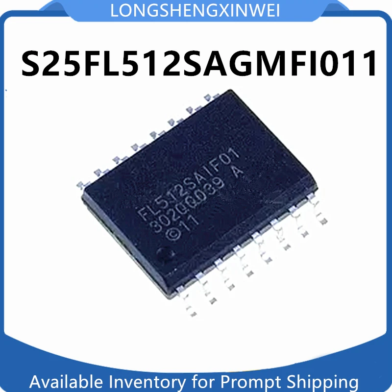 1PCS Нов оригинален S25FL512SAGMFI011 S25FL512 Patch SOIC-16 Flash Memory Chip