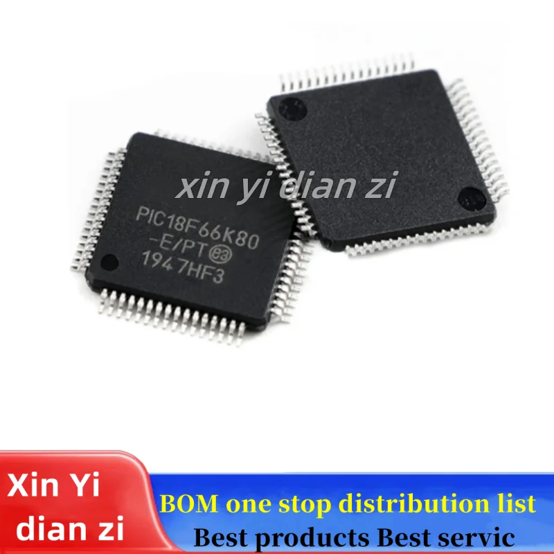 1бр/лот PIC18F66K80-E PT PIC18F66K80 QFP ic чипове на склад