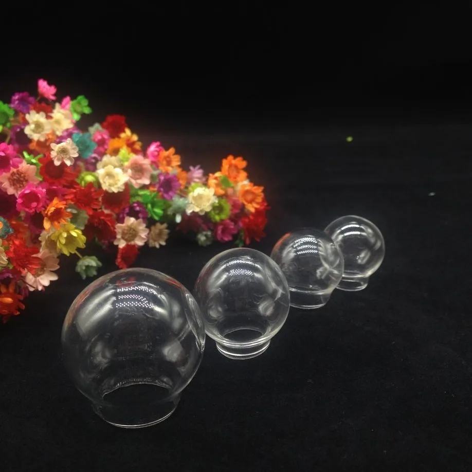  20pcs 20 * 15 мм кръгъл стъклен глобус балон стъклена бутилка желание флакон огърлица DIY висулка занаятчийски подарък Празнично парти декорации вази