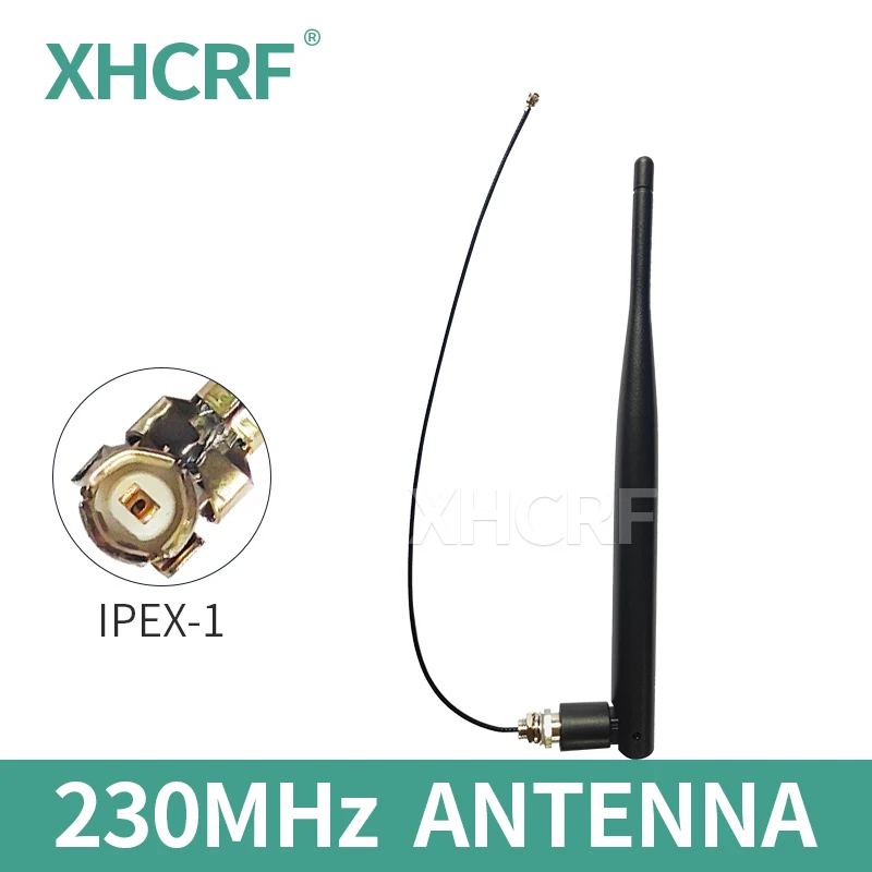 230MHz антена интегрирани IPEX антени IPX за230 MHz с кабел 20cm 3dBi черна антена