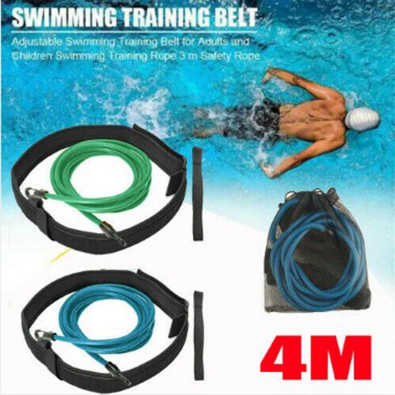 2PCS плуване обучение съпротива еластични Exerciser въже упражнение въже латекс тръба плуване обучение въже