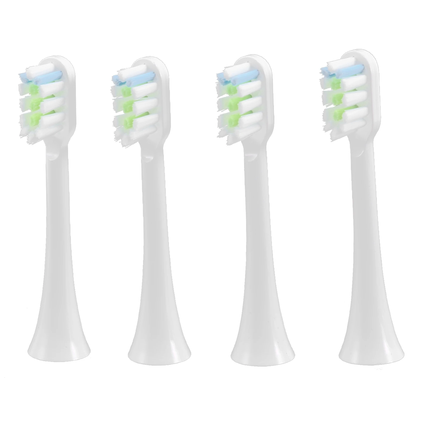 4Pcs Резервни глави за четки за зъби за Xiaomi SOOCAS V1X3 / X3U X1 / X3 / X5 електрически глави за четка за зъби бели