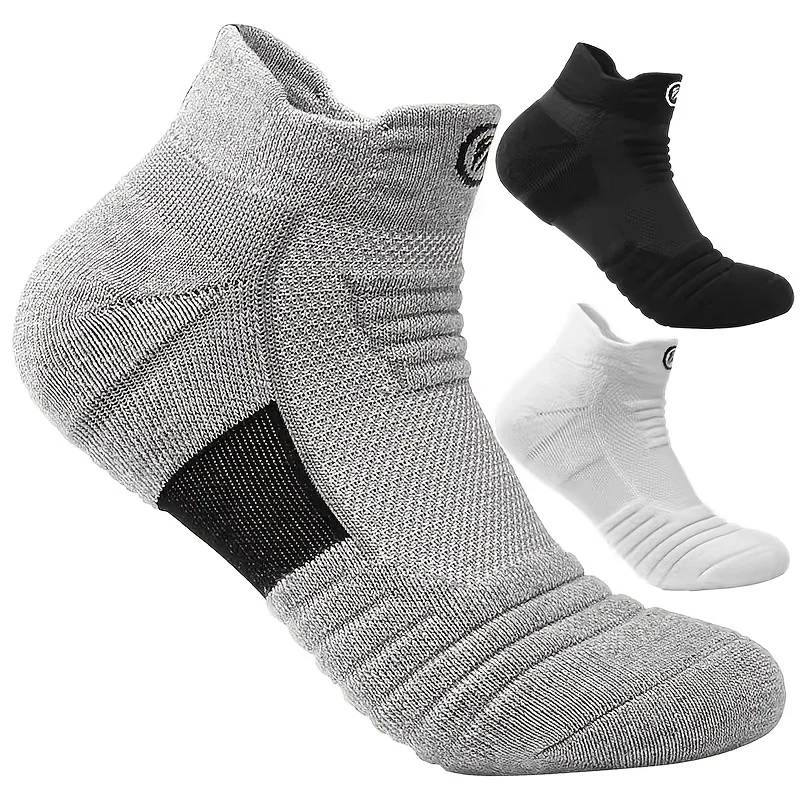 5 чифта атлетичен дишащ дезодорант бързосъхнещи глезена чорапи кратко мъже спортни чорапи фитнес високо качество