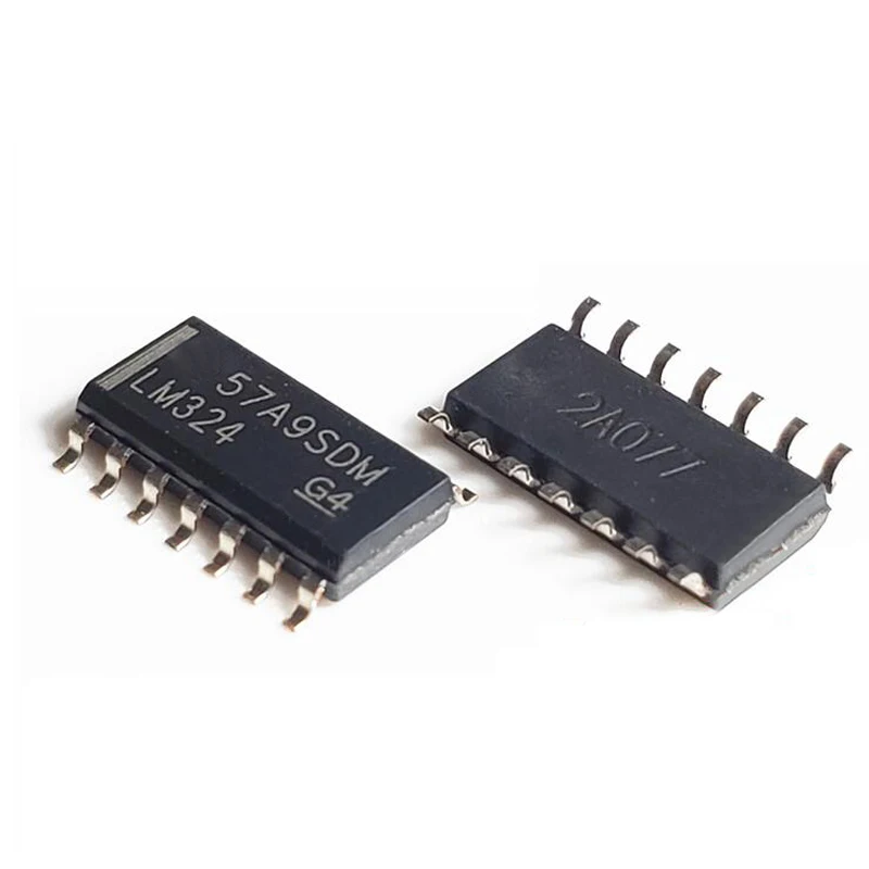 50PCS LM324 LM324D SOP14 324 LM324DR SOP-14 SOP SMD нов и оригинален IC чипсет