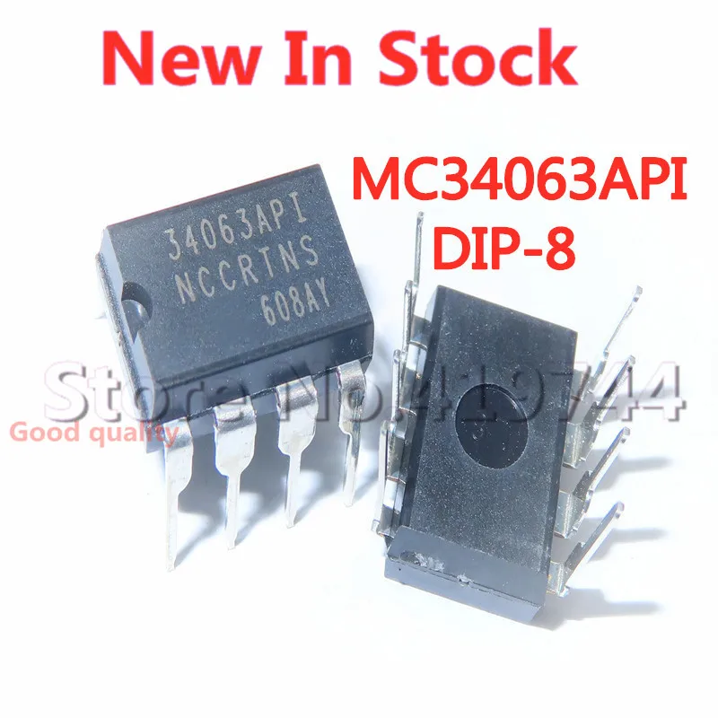 5PCS/LOT 1.5A MC34063 34063AP1 MC34063API DIP-8 IC В наличност НОВ оригинален IC