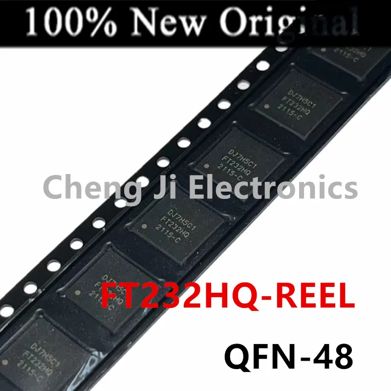5PCS/Лот FT232HQ FT232HQ-REEL QFN-48 Едноканален високоскоростен USB към многофункционален UART/FIFO IC