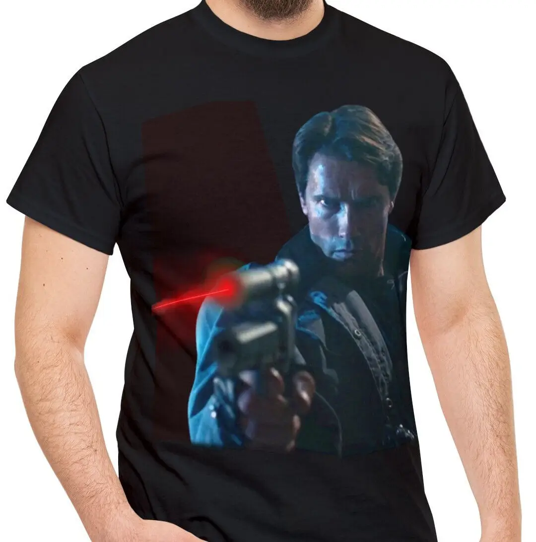 Arnold Laser Terminator T1 Movie 80's Men Son Dad Boyfriend T Shirt Tee S M L XL