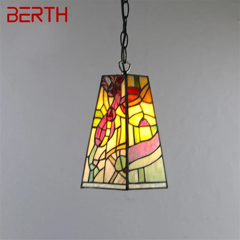 BERTH Ретро висулка светлина Съвременна LED лампа Творчески осветителни тела декоративни за домашна трапезария