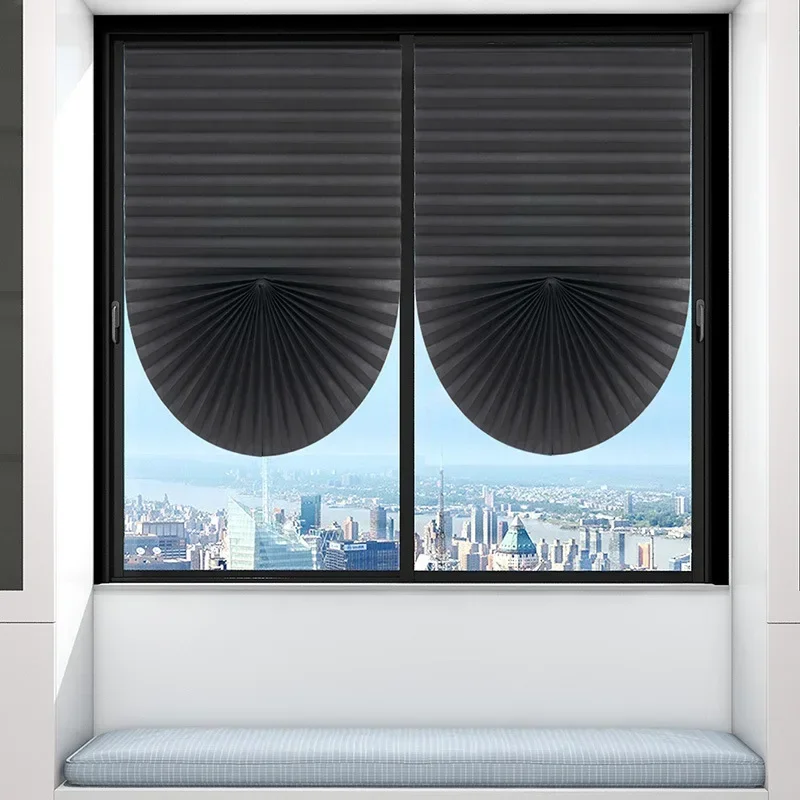 Blackout Blind Кухня Прозорци Прозорец Офис Нагънат Филтриращ Shade Shades Завеси за баня Щори Безжичен За