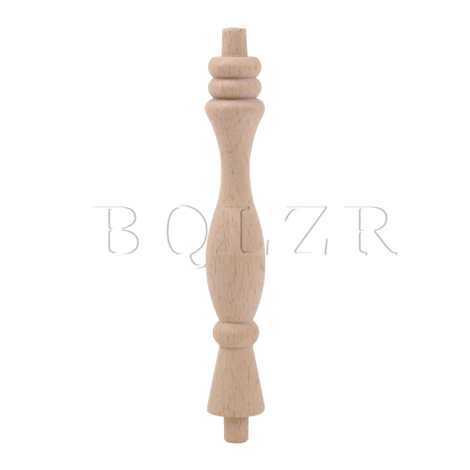 BQLZR 5.31 инчов дървен шпиндел реколта европейски стил естествен цвят