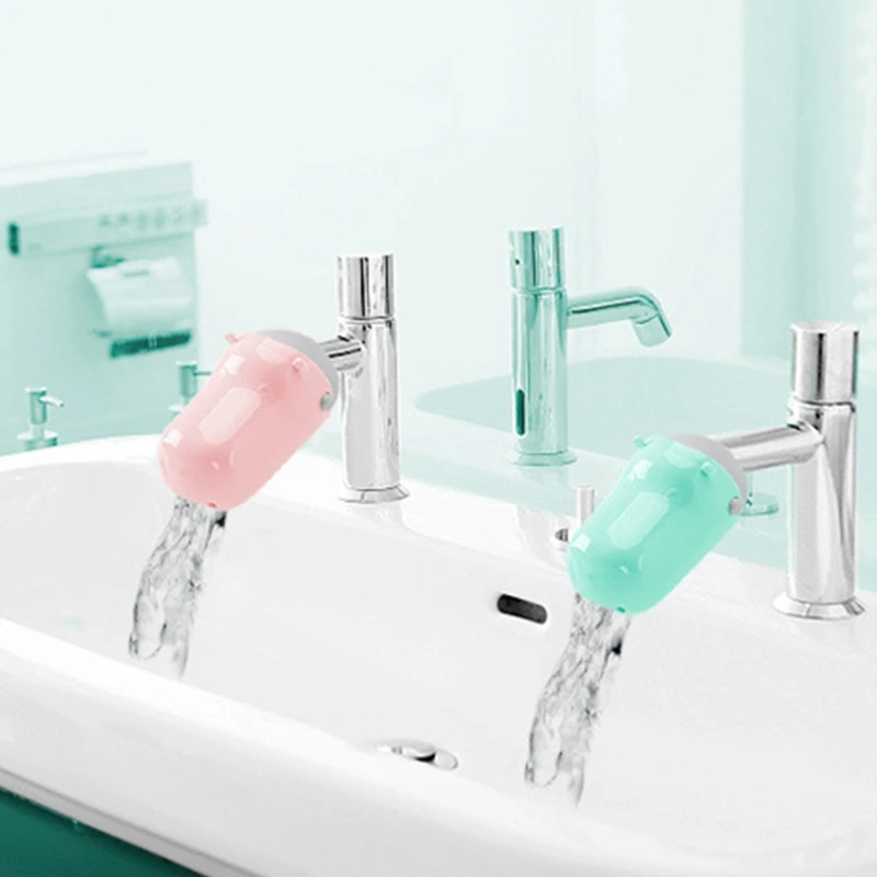 Cartoon Anti-Splash Faucet Extender Children Silicone Faucet Extender for Bathroom Wash Basin Faucet Accessories