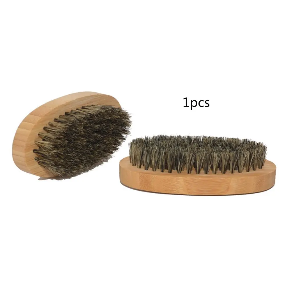 Eco приятелски глиган косъм мъже бръснене четка преносим бръснар естествена брада четка за почистване на лицето мустаци инструменти