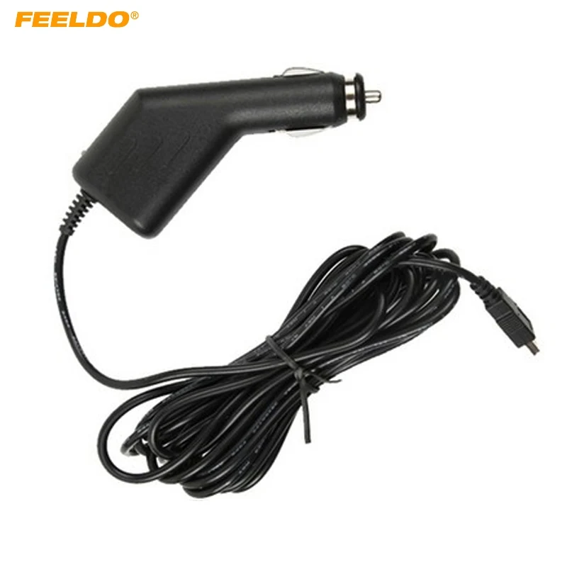 FEELDO 3.5M зарядно за кола Автоматично видеорекордер USB зарядно устройство Общ GPS навигатор Захранващ кабел #FD-5492