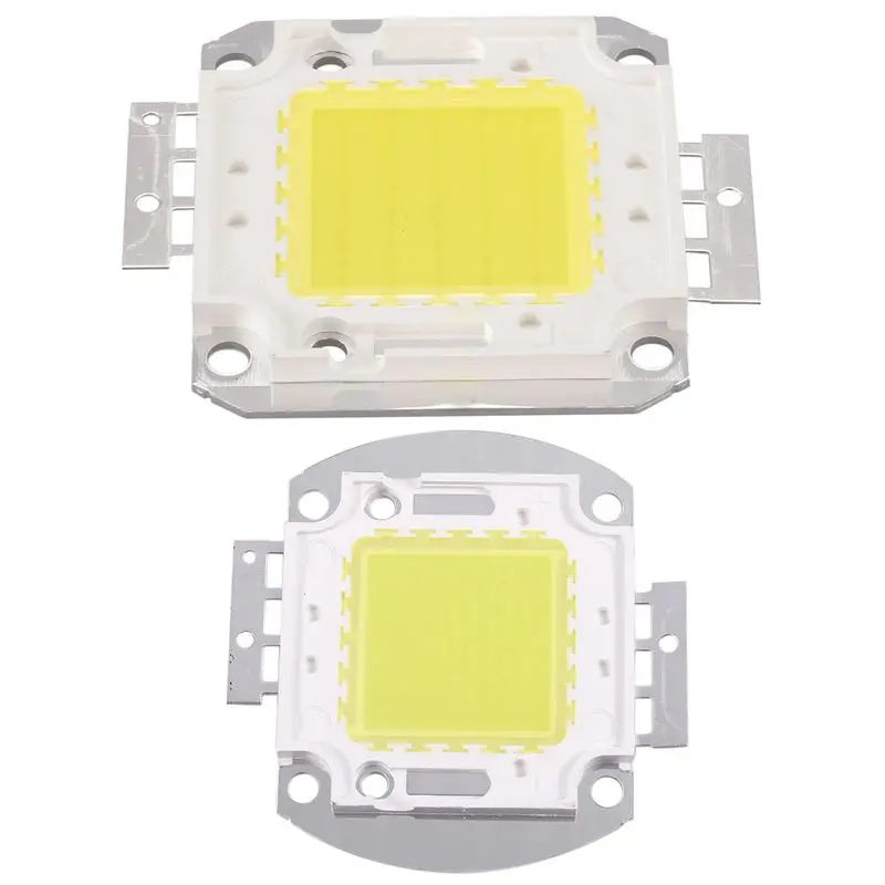 High Power 50W LED чип крушка светлина лампа DIY бял 3800LM 6500K & LED чип 100W 7500LM бяла крушка лампа прожектор промоция