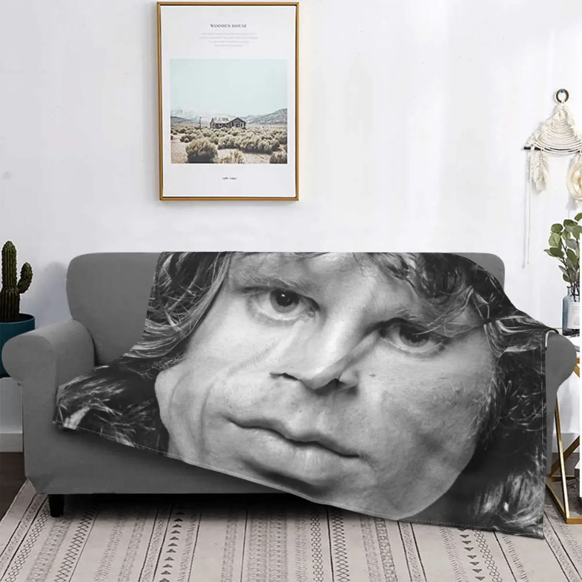Jim Morrison Blanket Quilt Raschel Super Soft Cover Blanket Семейни разходи