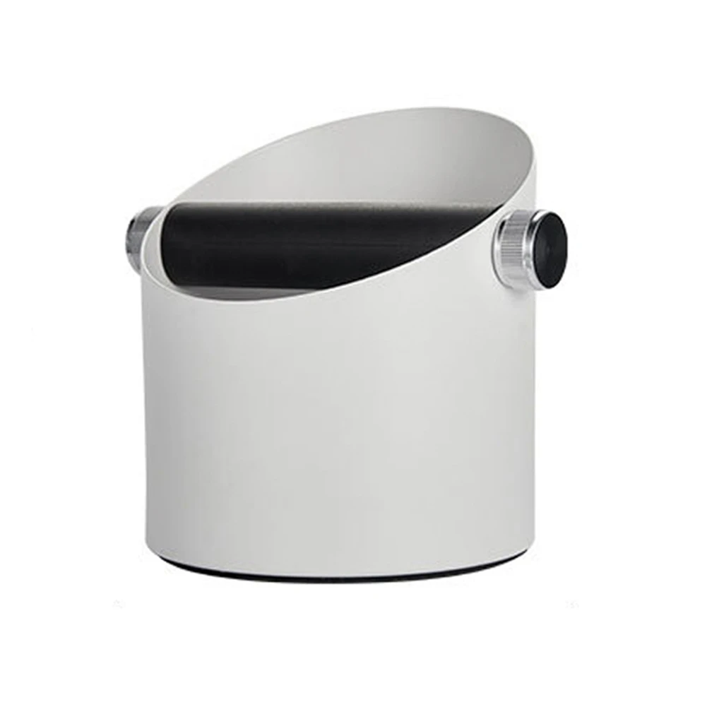 Knock Box за кафе с подвижен Knock Bar Еспресо кошче за домашна кухня Офис Аксесоари за еспресо машина-бяло