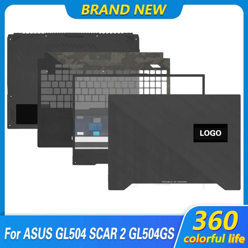 NEW Orig За ASUS ROG Strix 2 GL504 GL504GS GM S5CS S5CM лаптоп LCD заден капак преден панел Palmrest горна долна долна кутия 15.6