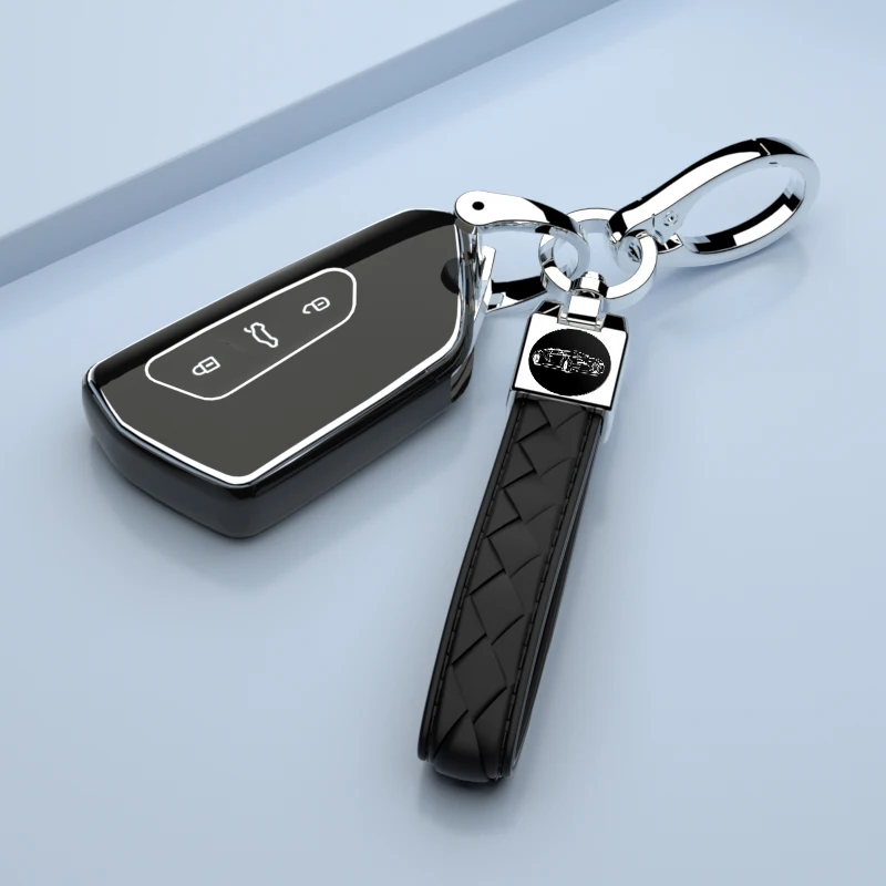 New Soft TPU Car Remote Key Case Cover Shell Fob За VW Volkswagen Golf 8 2020 Skoda Octavia A8 2021 SEAT Leon MK4 Аксесоари