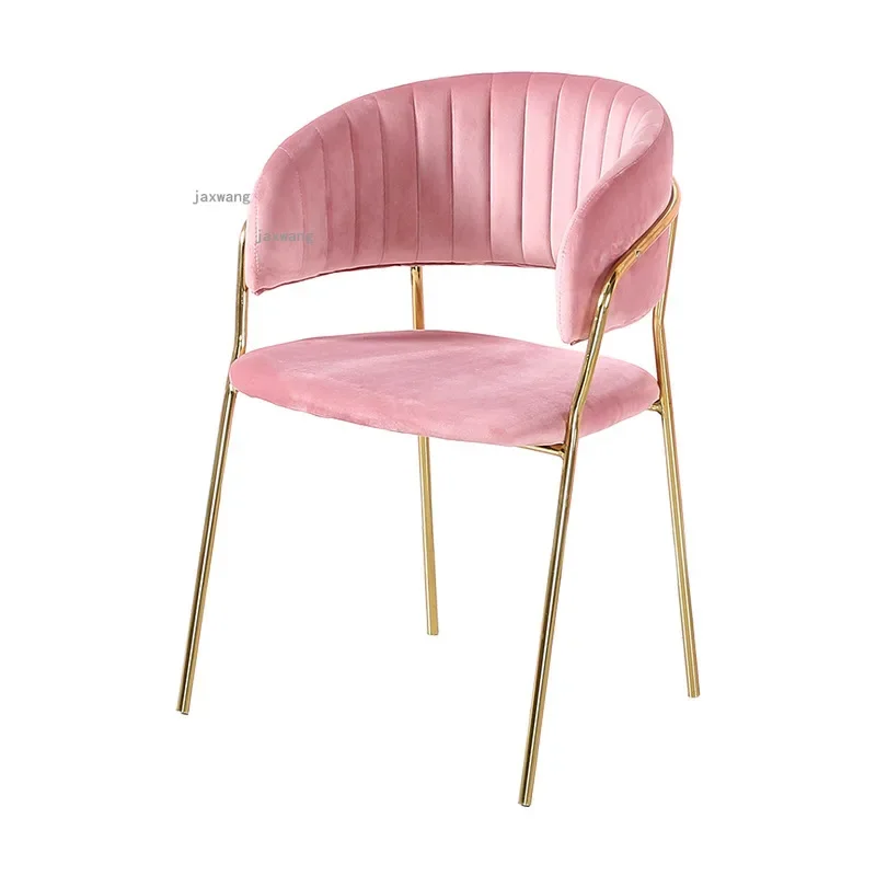 Nordic Home Furniture Study Трапезен стол Луксозна спалня Дизайнер Вила Превързочни столове Мода Кухня Балкон Обратно кресла