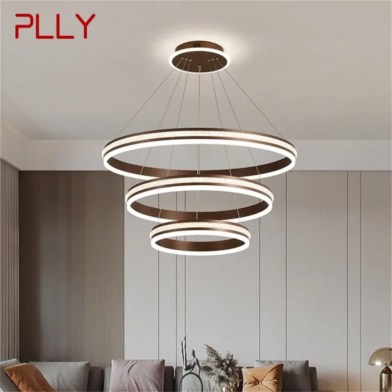 PLLY Nordic висулка светлини съвременен луксозен кръг дома LED лампа тела за декорация