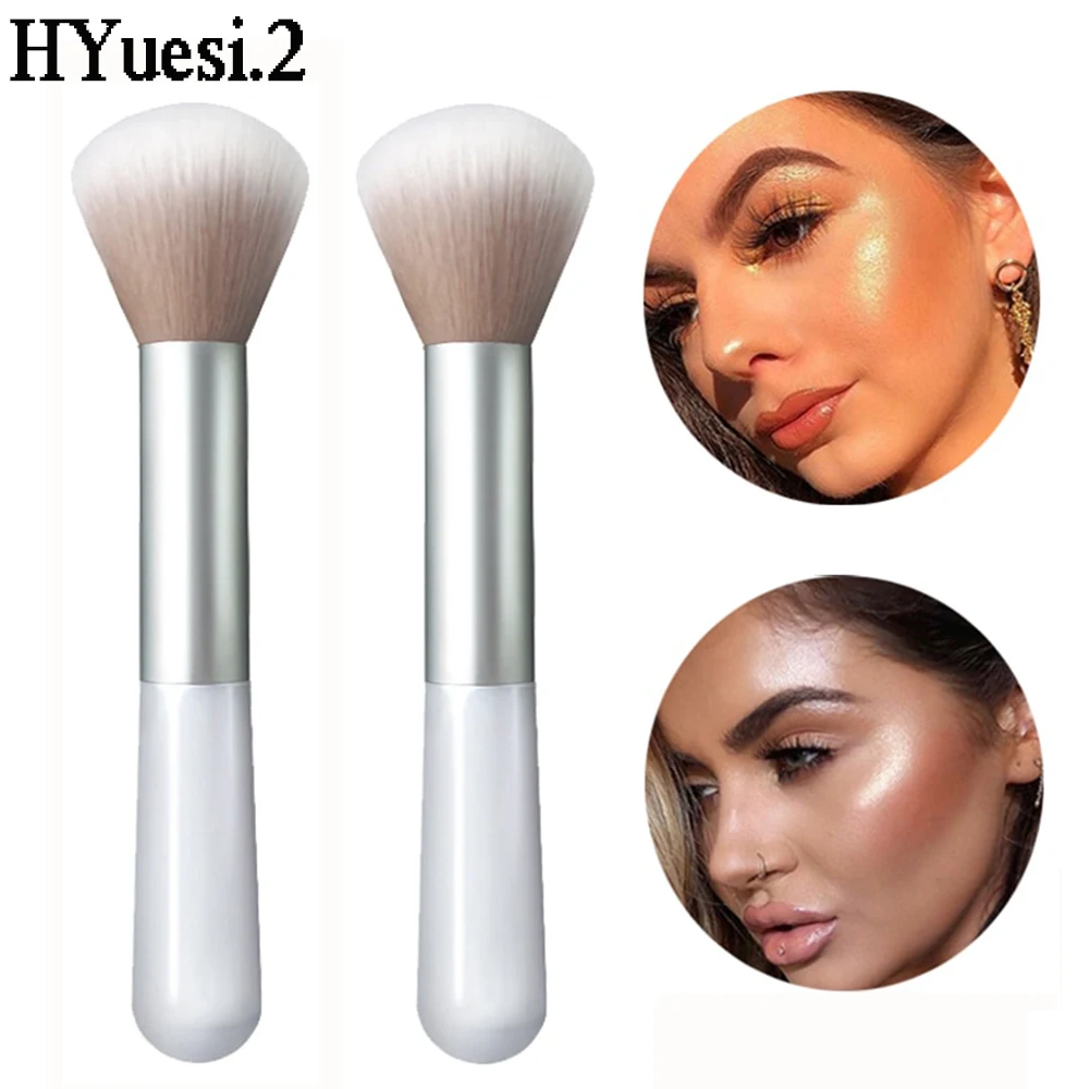 Professional Blush Highlight Loose Powder Brush Portable Multifunction Soft Fiber Makeup Brush For Travel And Daily Use