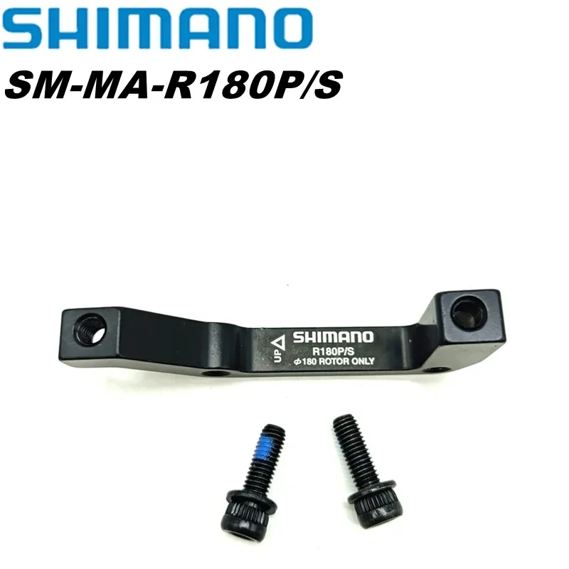 Shimano Оригинален SM-MA-R180P/S адаптер за монтиране на дискова спирачка B 180mm Дискова спирачна греда Mount спирачен апарат