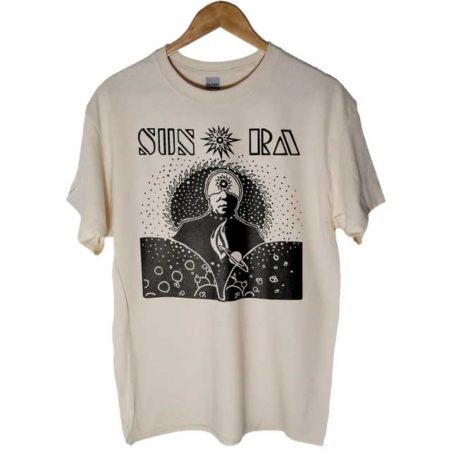 Sun Ra band t shirt free jazz Arkestra Afrofuturism Пясъчна цветна риза KTV1272