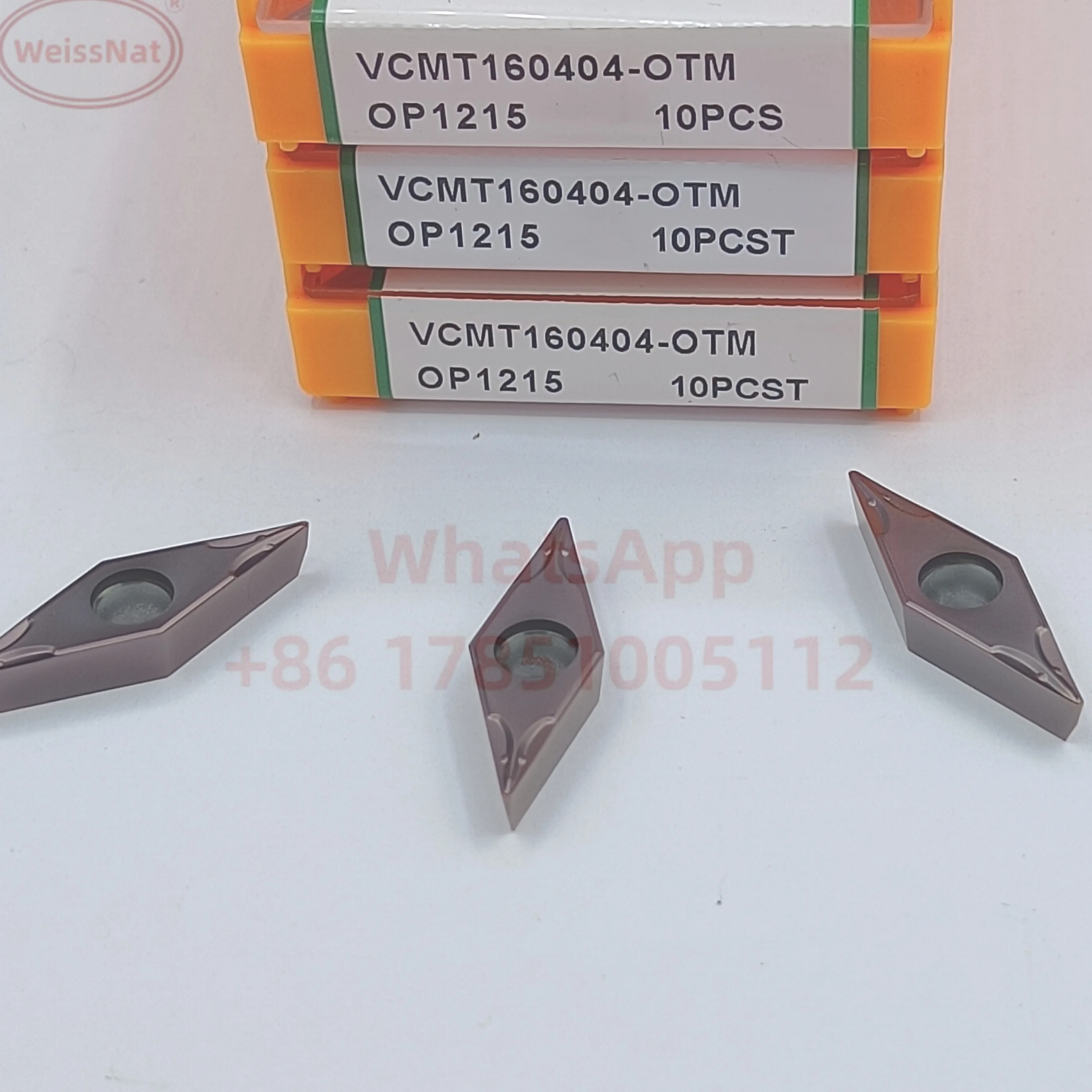 VCMT160404-OTM OP1215 Вложки за рязане на карбид VCMT