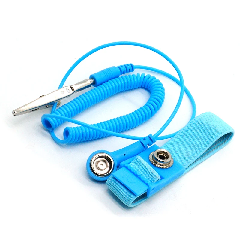 Антистатични ESD маншет китката каишка освобождаване кабели за електроника ремонт работни инструменти