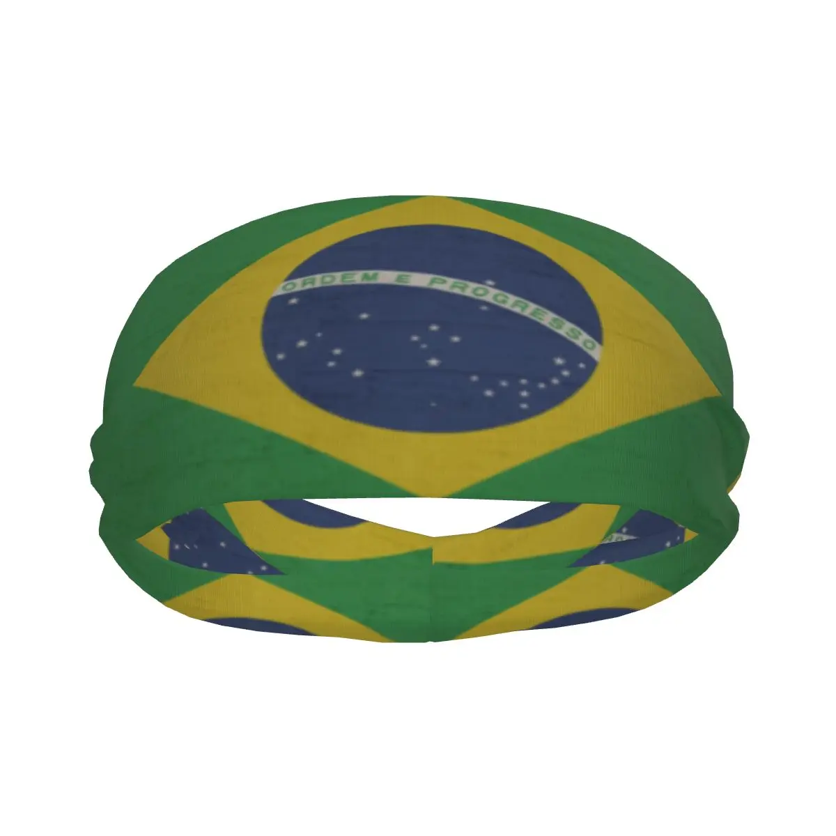 Бразилия флаг реколта еластична лента за коса йога лента за глава грим коса обръч за глава