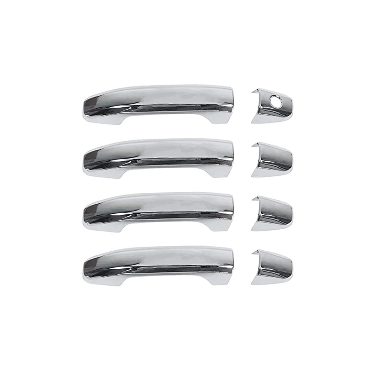 Външни капаци на дръжките на вратите Подстригване на външни аксесоари за Chevy Silverado GMC Sierra 2014-2020, ABS