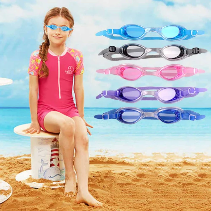 Детски очила за плуване Външни водни спортове Очила за плуване Очила Подводно гмуркане Очила Очила Многоцветни