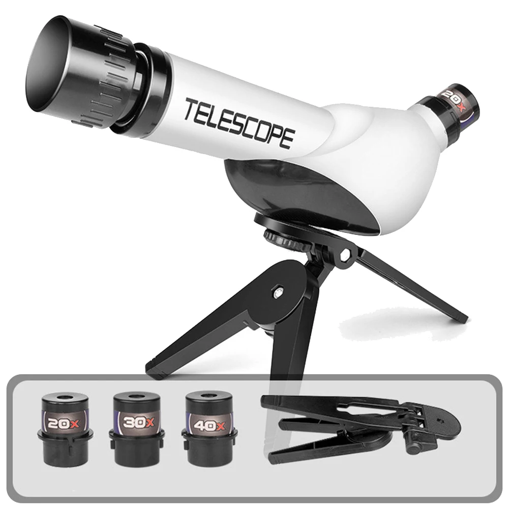 Деца HD астрономически телескоп камера монокуляр с мулти-окуляр наука образование Най-добрите играчки подаръци за дете