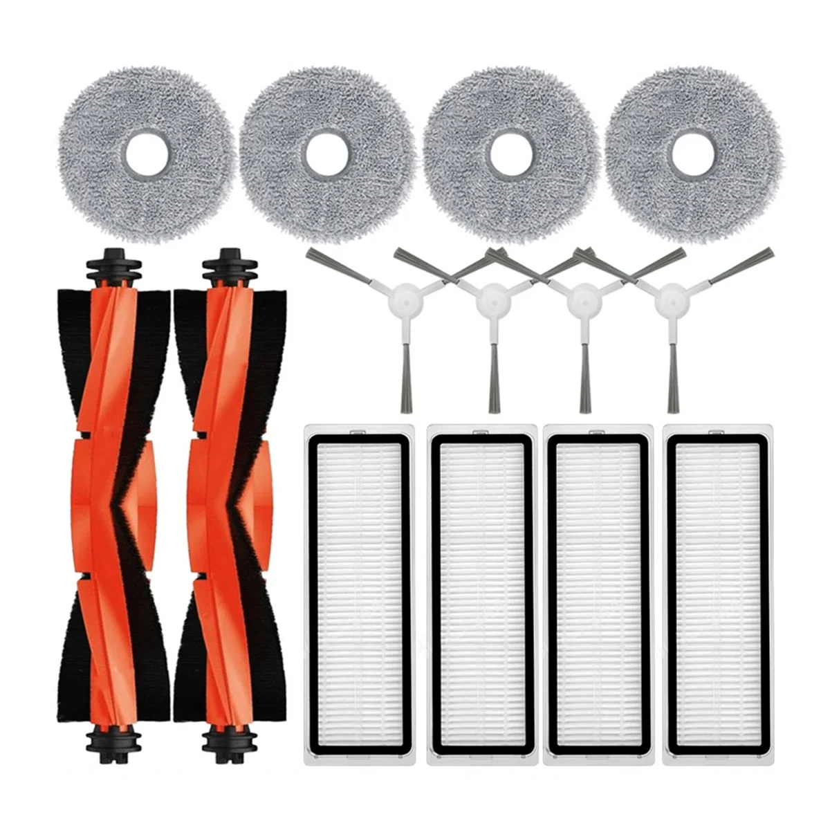 За робот вакуум моп 3S B108CN B113CN резервни части аксесоари основна странична четка Hepa филтър