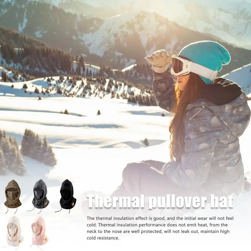 Зимно покритие за лице Ски капак за лице Ветроупорен топъл ски капак за лице Шал за студено време за планинско катерене Каране на ски