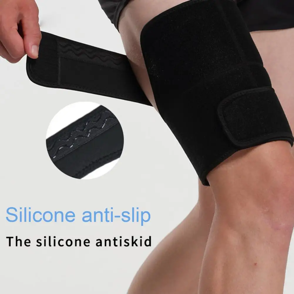 Клин с плат Premium осакатявам компресия ръкав за бедрото мускул щам облекчение коляното охрана топлина против хлъзгане за спорт