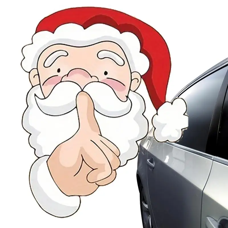 Коледни стикери за кола творчески Дядо Коледа Старец авто стикер кола прозорец стикери цялото тяло Коледен декор екстериорни аксесоари