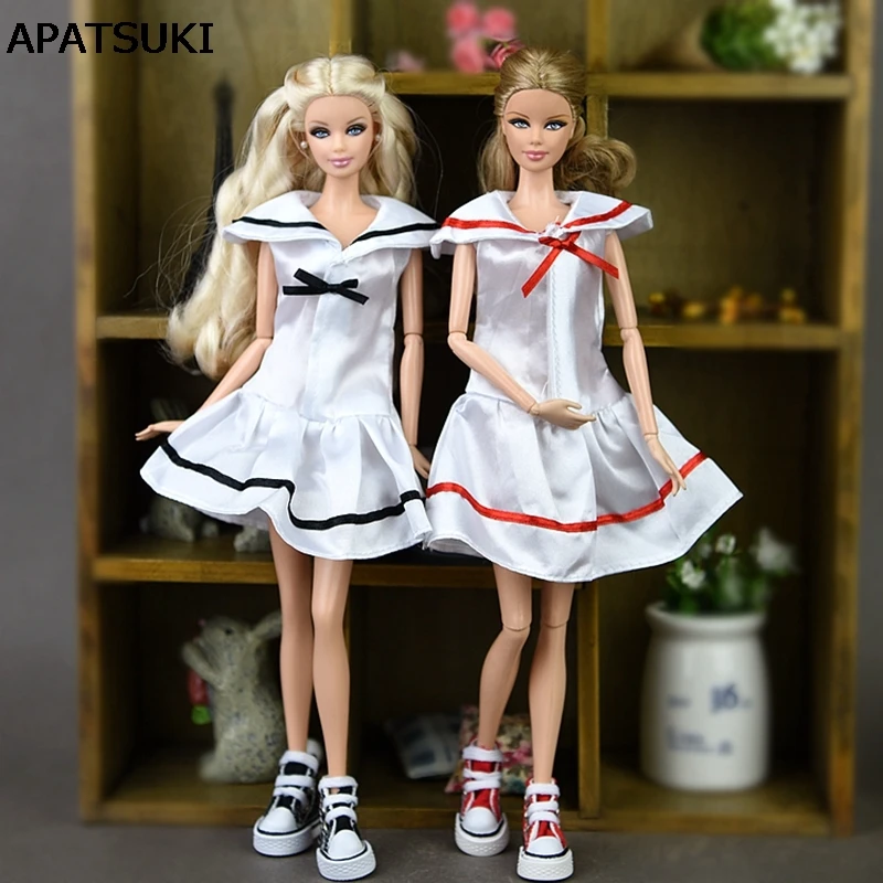 Кукла дрехи Cosplay костюм моряк рокля студент дрехи за кукла Барби моряк костюм рокли за 1/6 BJD кукли аксесоари