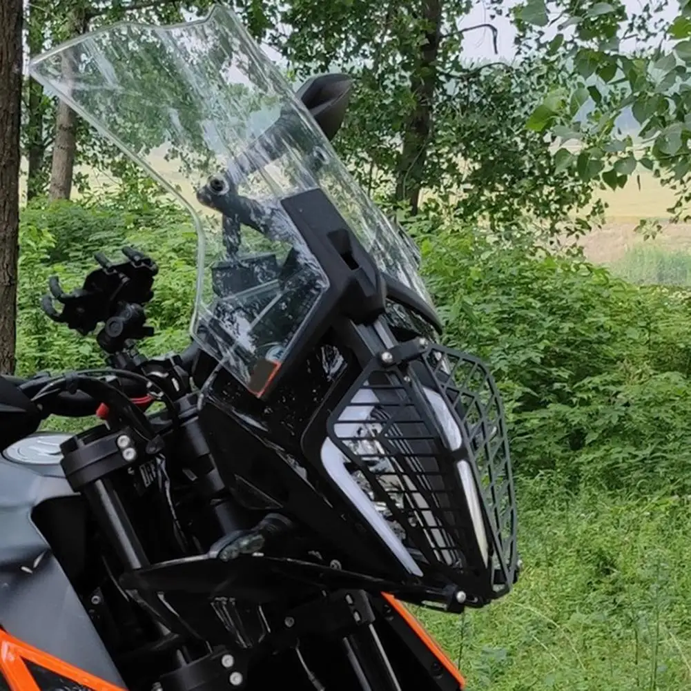 Лесен за инсталиране 1 комплект твърди мотоциклетни фарове абажур капак неръждаема стомана мотоциклет светлина покритие анти-окисляване
